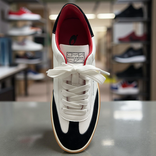 Premium Urban Performance Sneaker White/Black trim