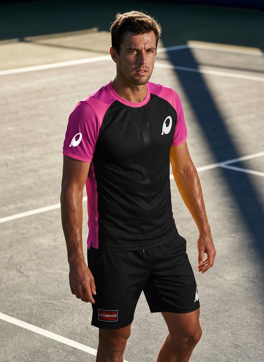 ATP Black Pink Men’s Tennis Set