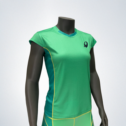 Emerald half-sleeve T-shirt