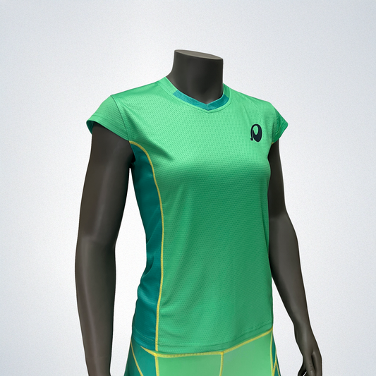 Emerald half-sleeve T-shirt